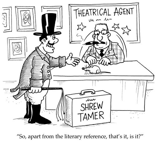 'So, apart from the literary reference, that's it, is it?'
