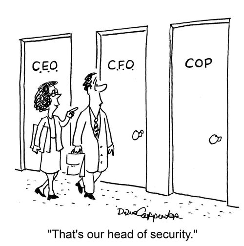 'That's our head of security.'