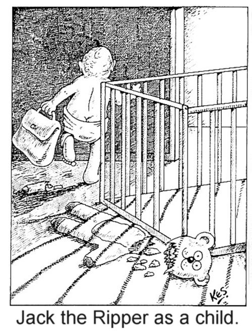 'Jack the Ripper as a child.'