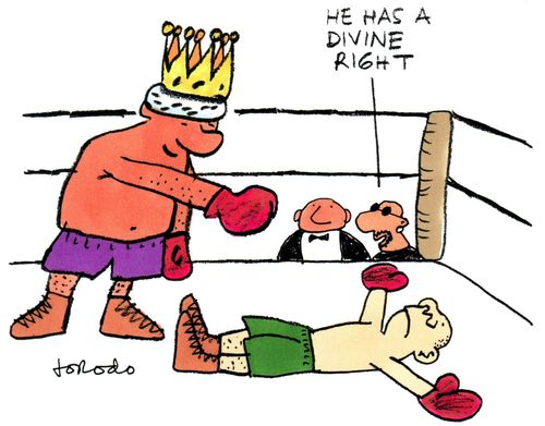 'He has a divine right.'