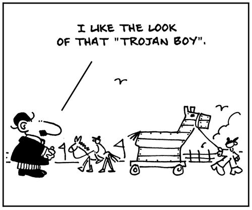 'I like the look of that Trojan Boy.'