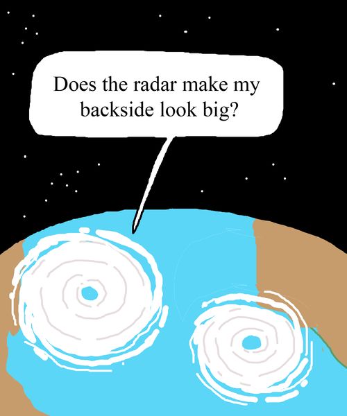 "Does the radar make my backside look big?"