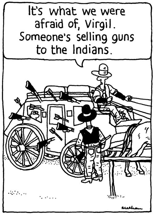 'It's what we were afraid of, Virgil. Someone's selling guns to the Indians.'