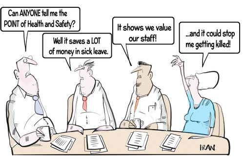 "Can ANYONE tell me the POINT of Health and Safety?"