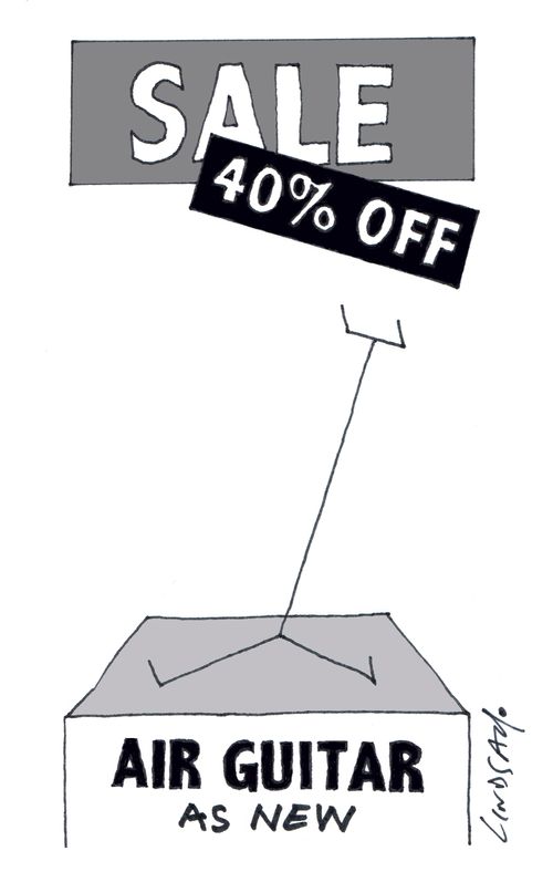 Sale: Air guitar. As new.