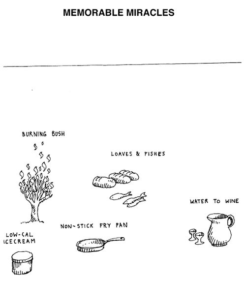 'Memorable miracles' from 'burning bush' to 'low cal ice cream'