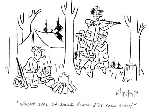 'Worst case of buck fever I've ever seen!'