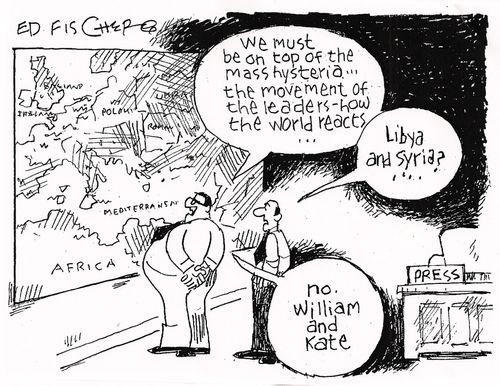 'We must be on top of the mass hysteria...the movement of the leaders - how the world reacts...'