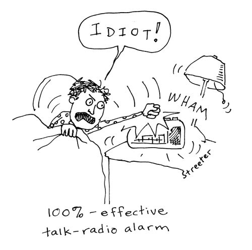 100% effective Talk-Radio alarm.