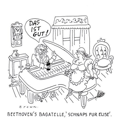 Beethoven's Bagatelle: 'Schnaps fur Elise'