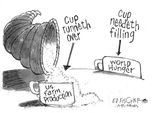 U.S. Farm Production: Cup Runneth Over.