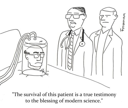 'The survival of this patient is a true testimony to the blessing of modern science.'