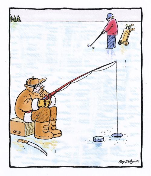 Golf in Antarctica.