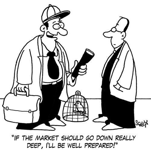 'If the market should go down really deep, I'll be well prepared!'