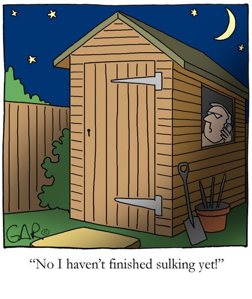 No I haven't finished sulking yet!