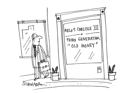 Arlot Carlisle III - Third Generation 'Old Money'.