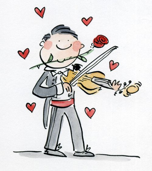 Romantic Violinist.