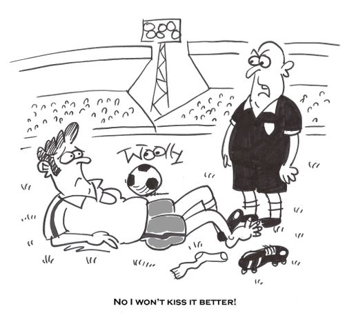 'No I won't kiss it better!'