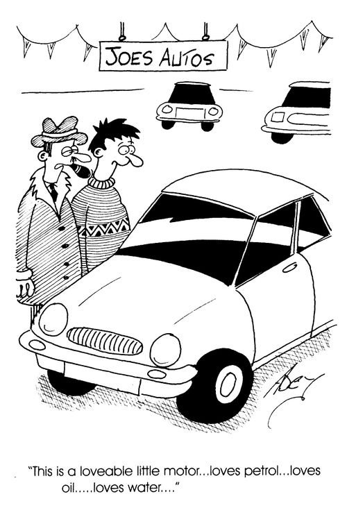 "This is a loveable little motor, loves petrol, loves oil..."