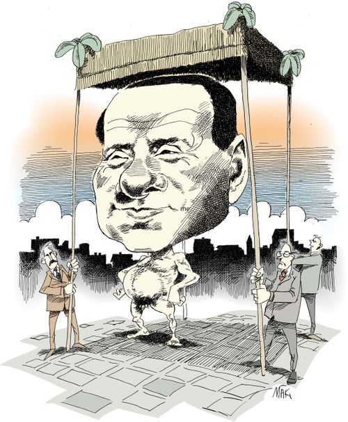 Silvio Berlusconi - The emperors new clothes.