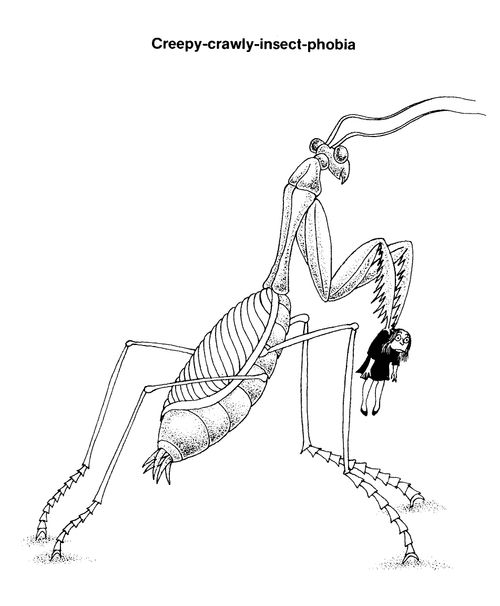 Creepy Crawly Insect Phobia.