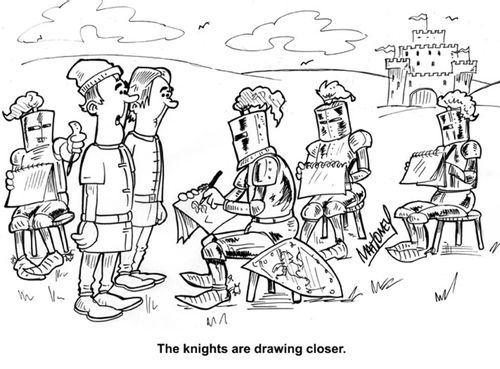 'The knights are drawing closer'