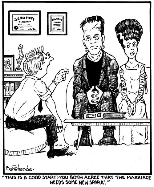 "This is a good start! You both agree that the marriage needs some new spark!"