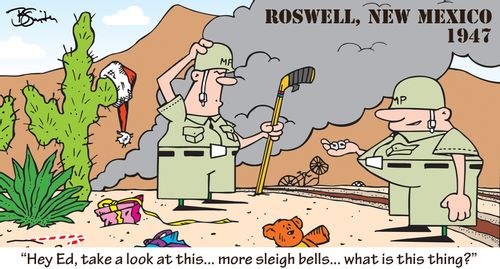 "Hey Ed, take a look at this...more sleigh bells...what is this thing?"
