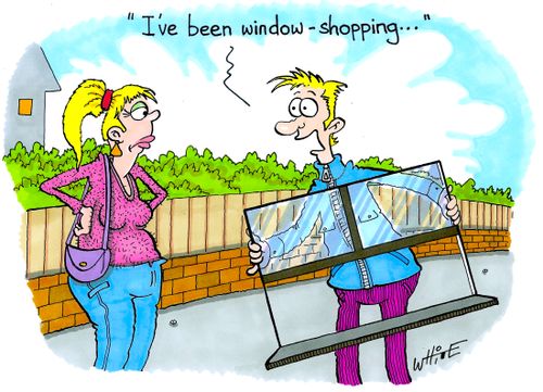 "I've been window-shopping..."