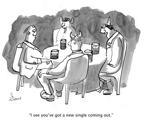 'I see you've got a new single coming out.'