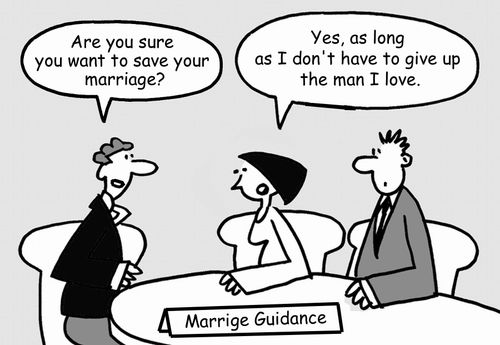 'Are you sure you want to save your marriage?'
