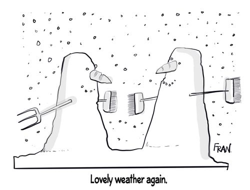 Lovely weather again.