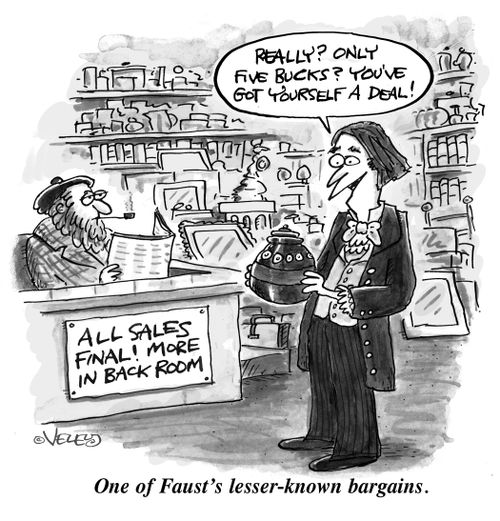 One of Faust's lesser-known bargains.
