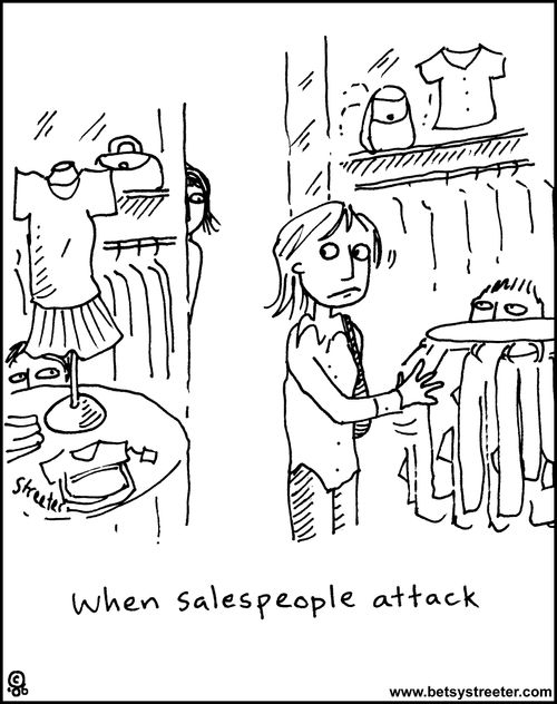 When salespeople attack.