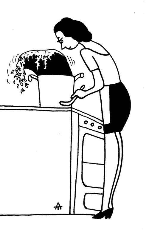 Tsunami in the cooking pot.