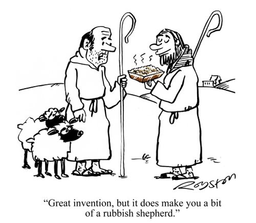 "Great invention, but it does make you a bit of a rubbish shepherd."