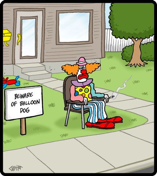 Beware of balloon dog.