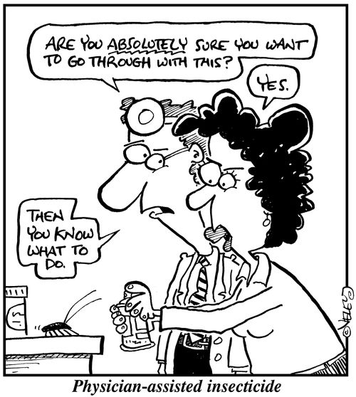 Physician-assisted insecticide