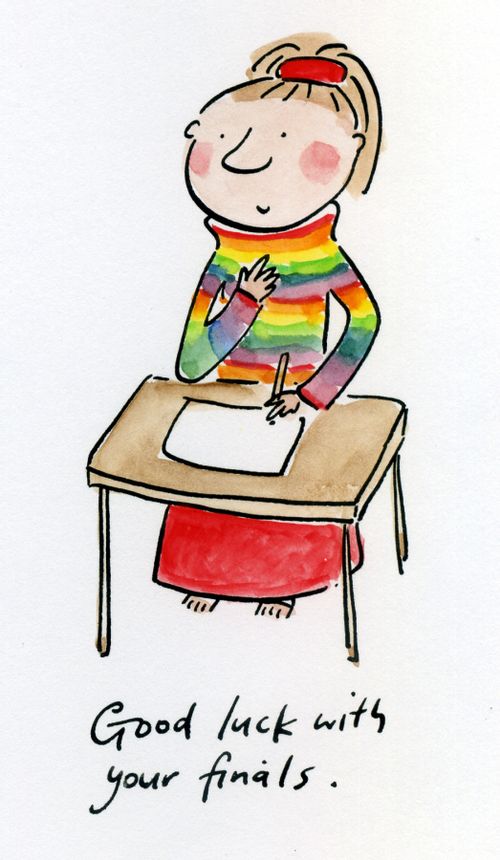 Good Luck with your finals.