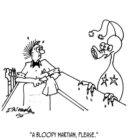 "A bloody Martian, please."