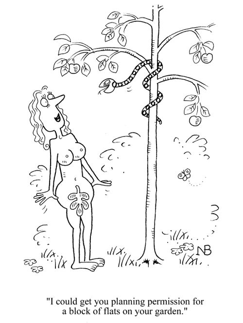 'I could get you planning permission for a block of flats on your garden.'