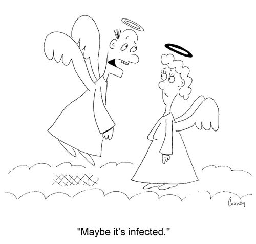 "Maybe it's infected."
