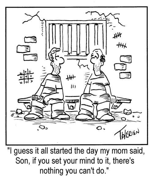 "I guess it all started the day my mom said, son, if you set your mind to it there's nothing you can't do."