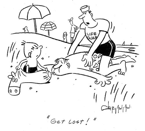 'Get lost!'