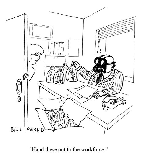 'Hand these out to the workforce.'