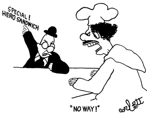 Special! Hero Sandwich..."No Way!"