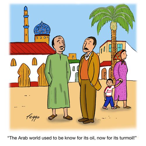 'The Arab world used  to be know for its oil, now for its turmoil.'