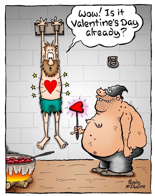 'Wow! Is it Valentine's Day already?'