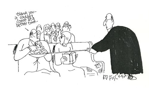 Church offering - thank you, it couldn't come at a better time.