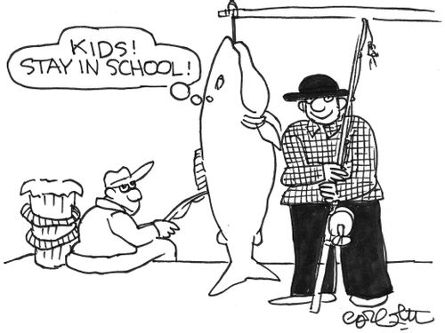 Kids, stay in school!
